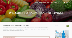 Desktop Screenshot of happyhealthylivingllc.com