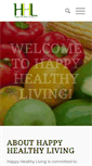 Mobile Screenshot of happyhealthylivingllc.com
